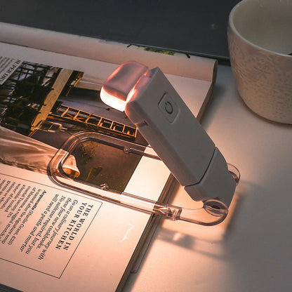 USB Rechargeable Clip-On Book Light