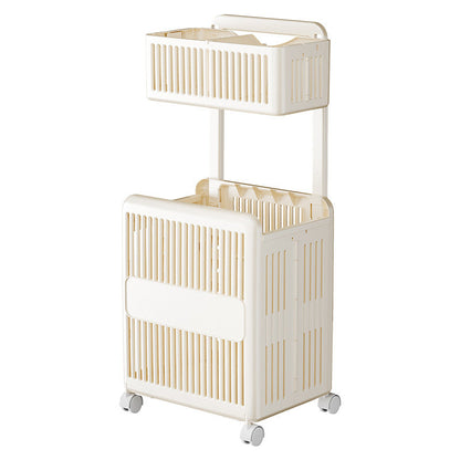 Double-Layer Foldable Laundry Basket