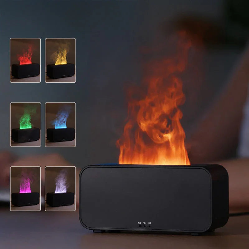 Aroma Diffuser With Flame Effect